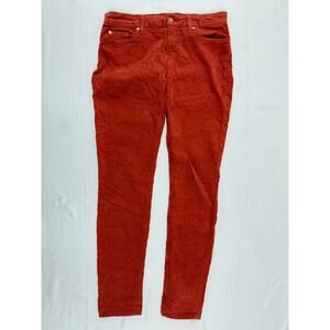 Seven For All Mankind The Skinny Corduroy Pants Burnt Orange Women's Size 29‎